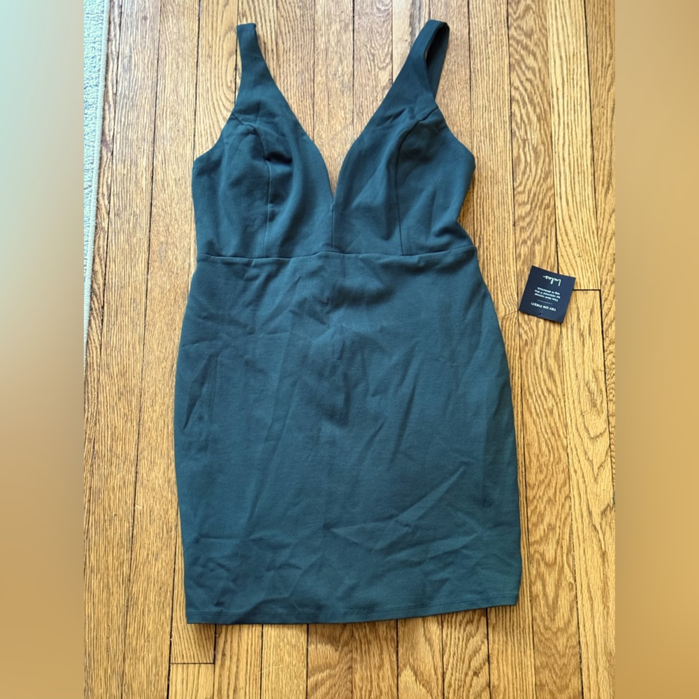 lulus Perfect Pick Emerald Green Body Con Dress- Size XL - NWT